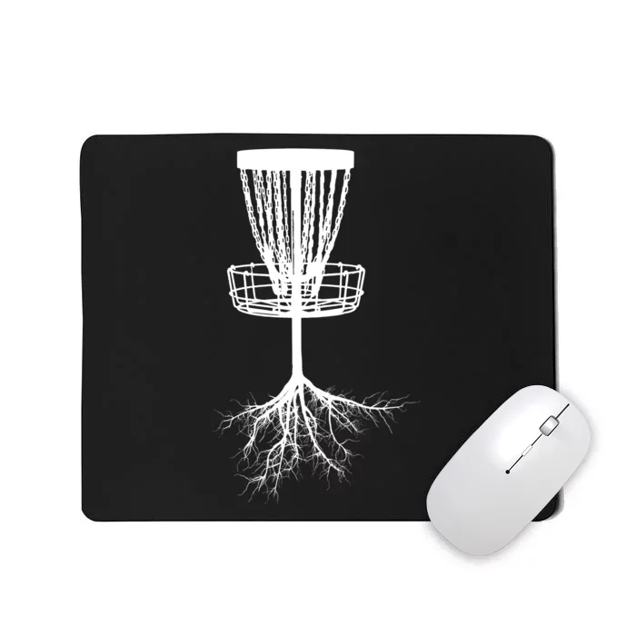 Disk Golf Tree Roots Funny Sports Mousepad