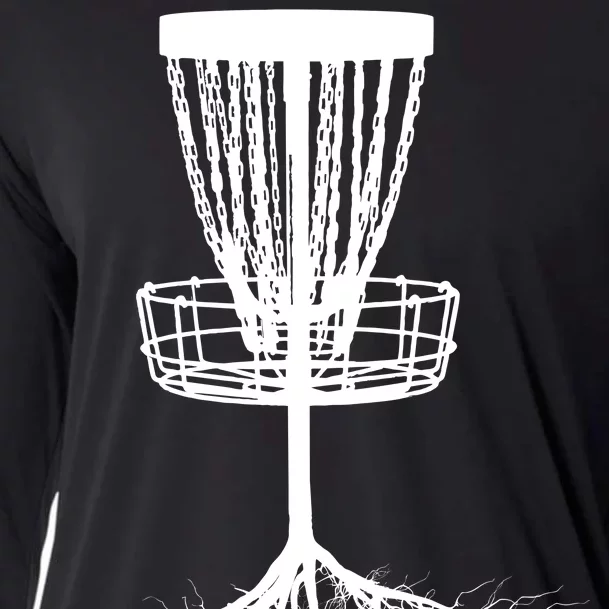 Disk Golf Tree Roots Funny Sports Cooling Performance Long Sleeve Crew