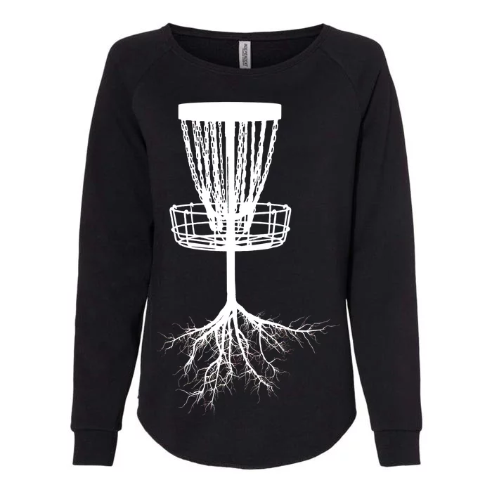 Disk Golf Tree Roots Funny Sports Womens California Wash Sweatshirt