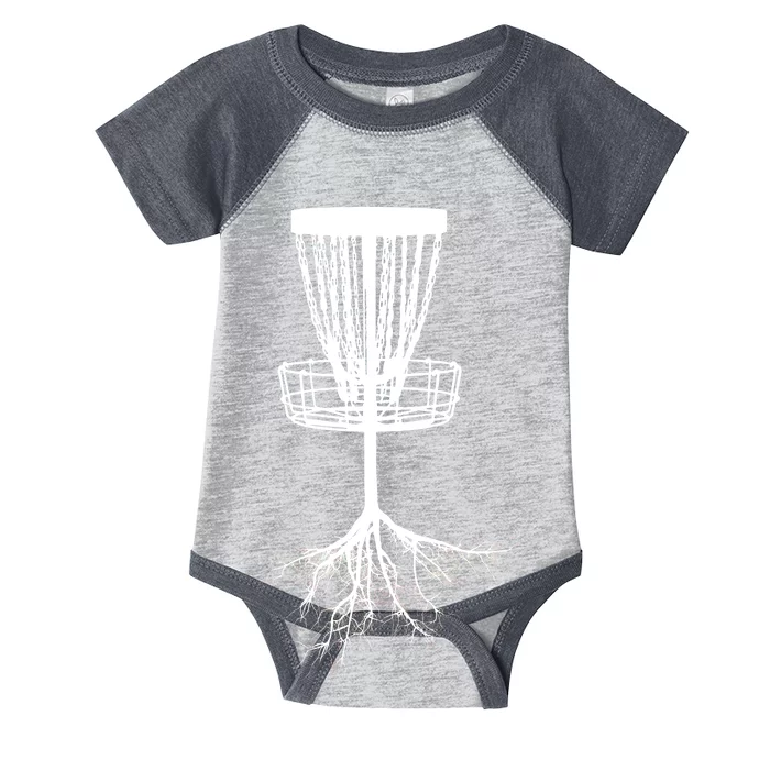 Disk Golf Tree Roots Funny Sports Infant Baby Jersey Bodysuit