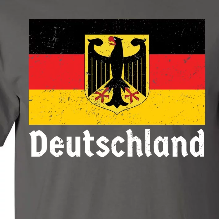 Distress German Deutschland Flag Tall T-Shirt