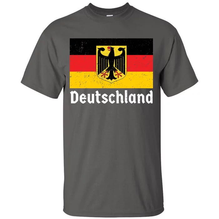 Distress German Deutschland Flag Tall T-Shirt