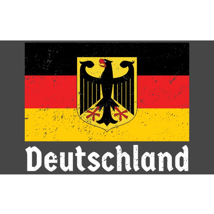 Distress German Deutschland Flag Bumper Sticker