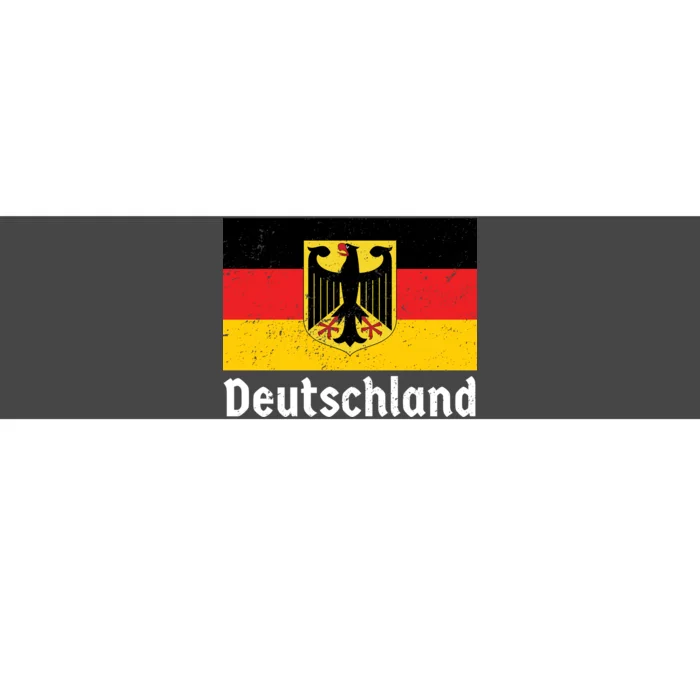 Distress German Deutschland Flag Bumper Sticker