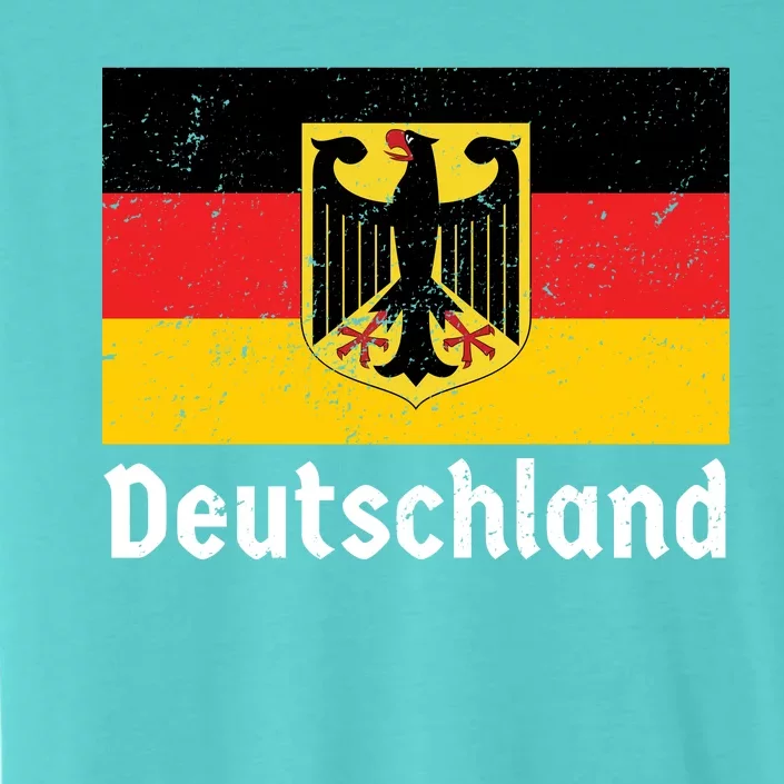 Distress German Deutschland Flag ChromaSoft Performance T-Shirt