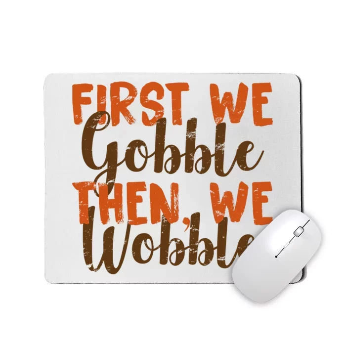 Distress Thanksgiving Wobble Mousepad