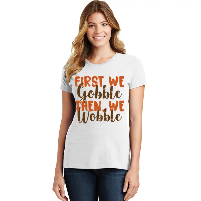 Distress Thanksgiving Wobble Women's T-Shirt