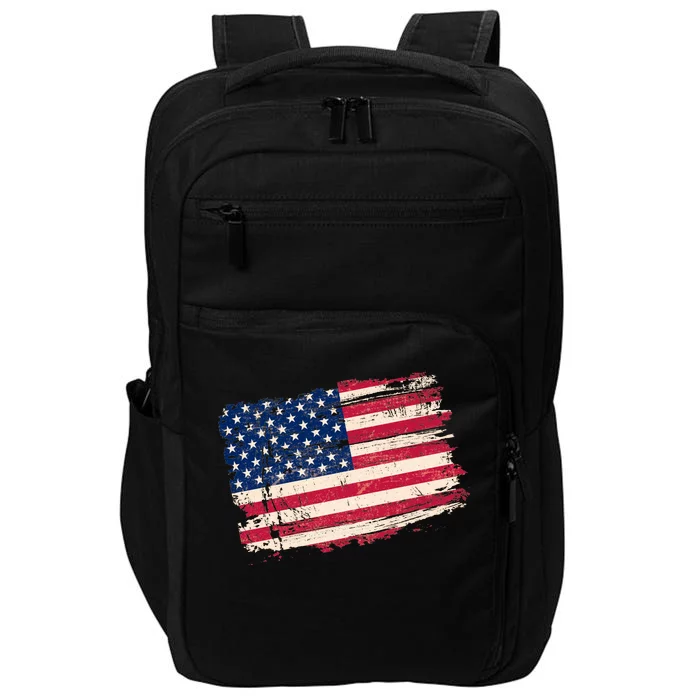 Distressed American US Flag Impact Tech Backpack