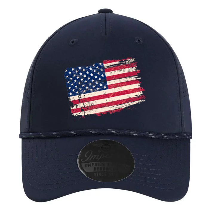 Distressed American US Flag Performance The Dyno Cap