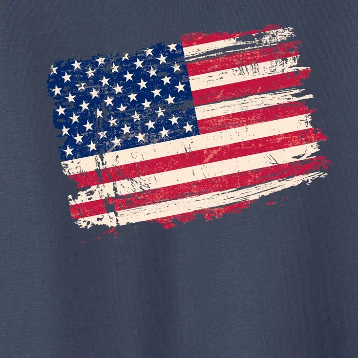 Distressed American US Flag Toddler T-Shirt