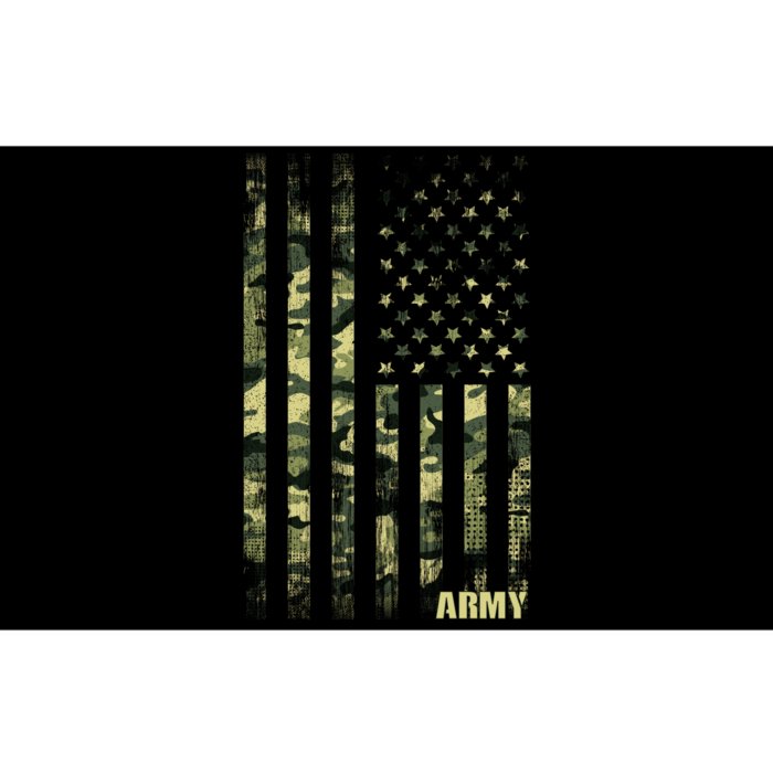 Distressed Army USA Flag Bumper Sticker