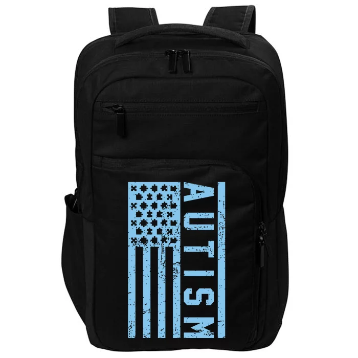 Distressed Autism Flag Impact Tech Backpack