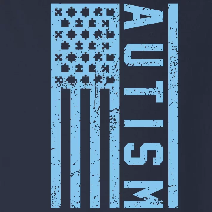 Distressed Autism Flag Toddler Long Sleeve Shirt