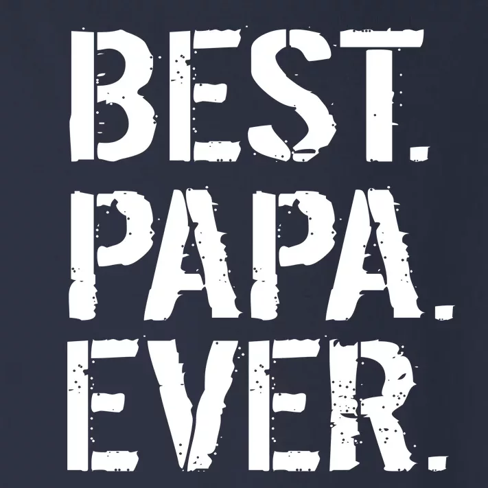 Distressed Best Papa Ever Father's Day Toddler Long Sleeve Shirt