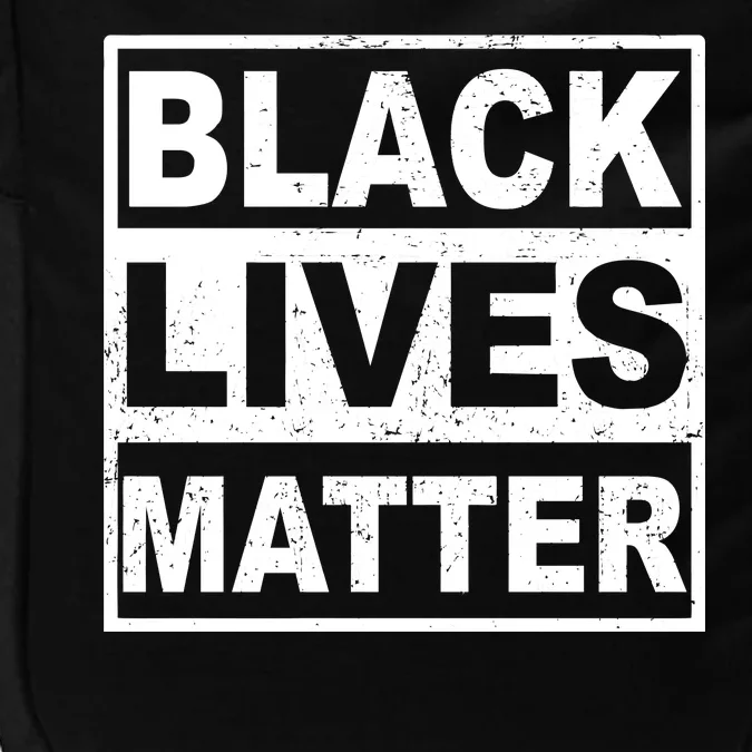 Distressed Black Lives Matter Logo Impact Tech Backpack