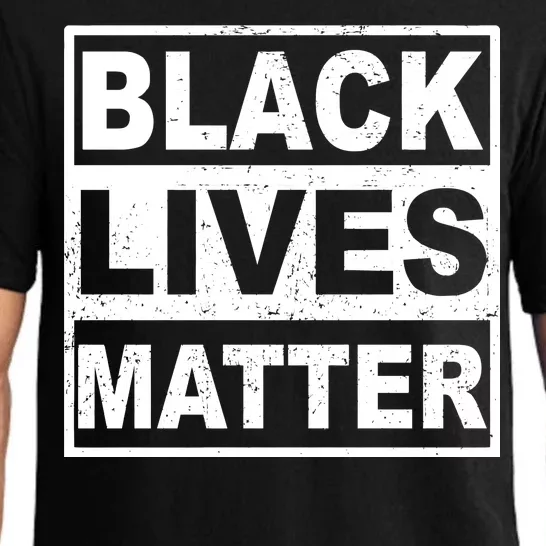 Distressed Black Lives Matter Logo Pajama Set