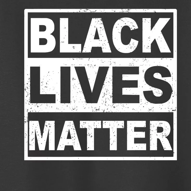 Distressed Black Lives Matter Logo Toddler T-Shirt