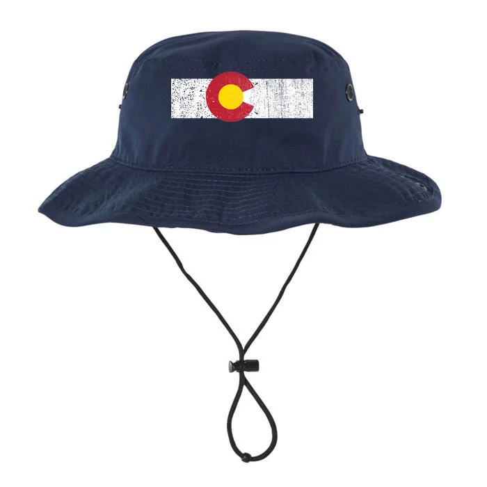 Distressed Colorado State Flag Denver Co Patriotic Legacy Cool Fit Booney Bucket Hat