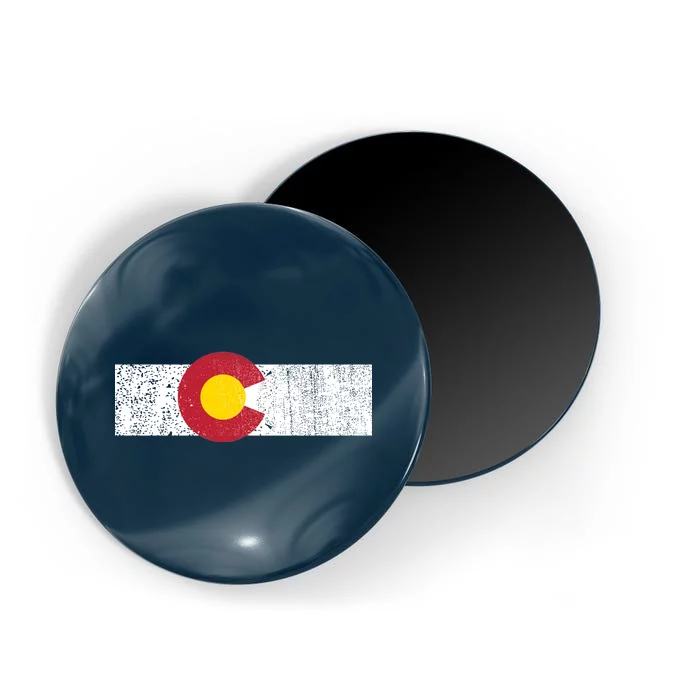 Distressed Colorado State Flag Denver Co Patriotic Magnet