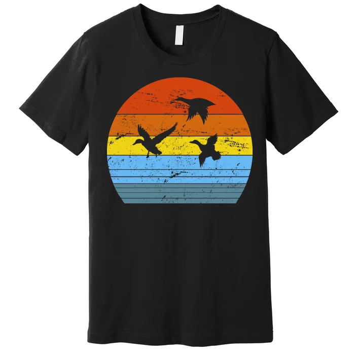 Distressed Duck Hunting Premium T-Shirt