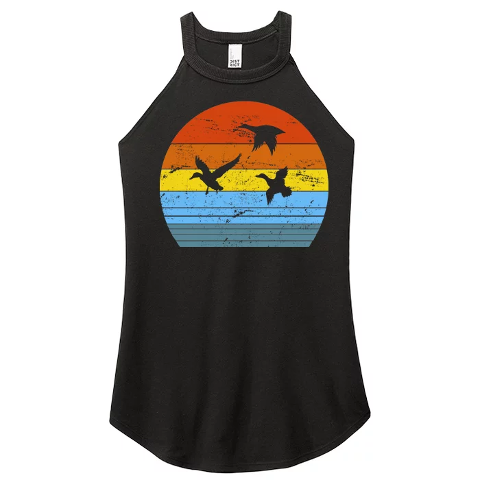 Distressed Duck Hunting Women’s Perfect Tri Rocker Tank