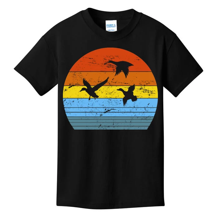 Distressed Duck Hunting Kids T-Shirt