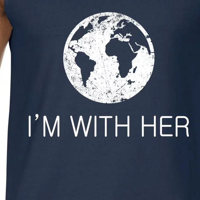 Distressed Earth Day I'm With Her Science March Comfort Colors® Tank Top