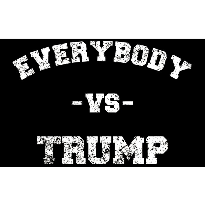 Distressed Everybody VS Trump Bumper Sticker