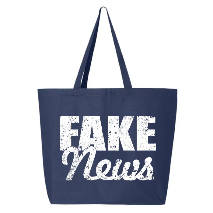 Distressed Fake News Logo 25L Jumbo Tote