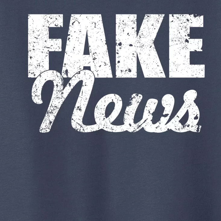 Distressed Fake News Logo Toddler T-Shirt