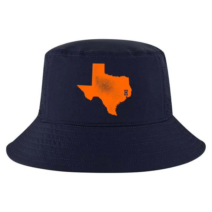 Distressed Houston Texas Baseball Fan Cool Comfort Performance Bucket Hat