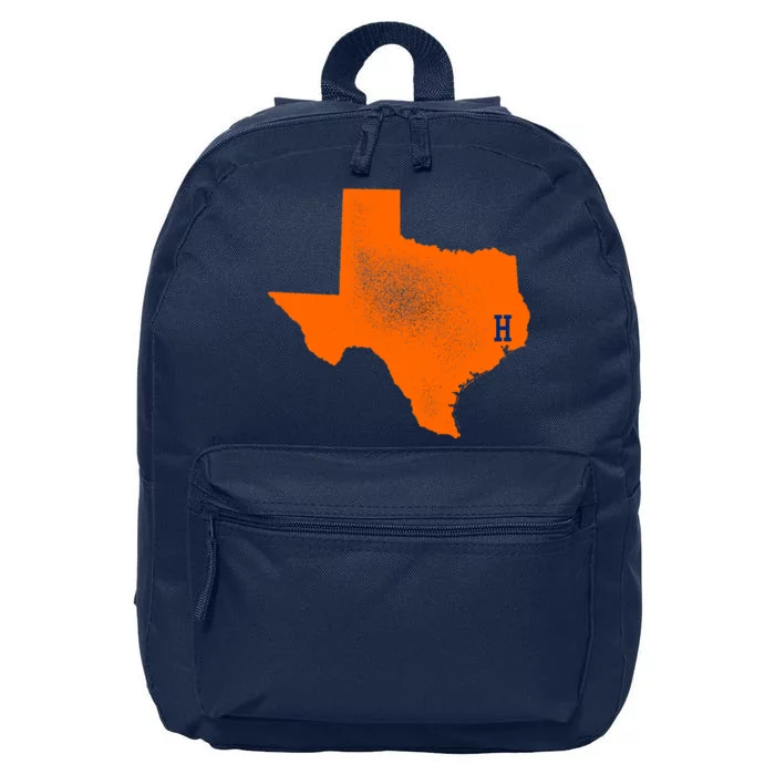 Distressed Houston Texas Baseball Fan 16 in Basic Backpack