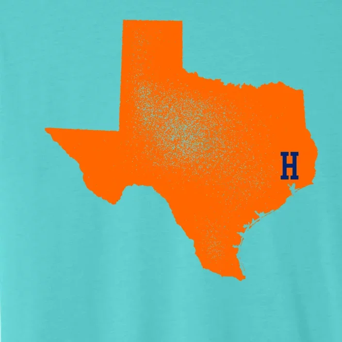 Distressed Houston Texas Baseball Fan ChromaSoft Performance T-Shirt