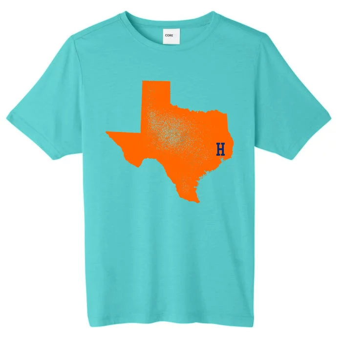 Distressed Houston Texas Baseball Fan ChromaSoft Performance T-Shirt