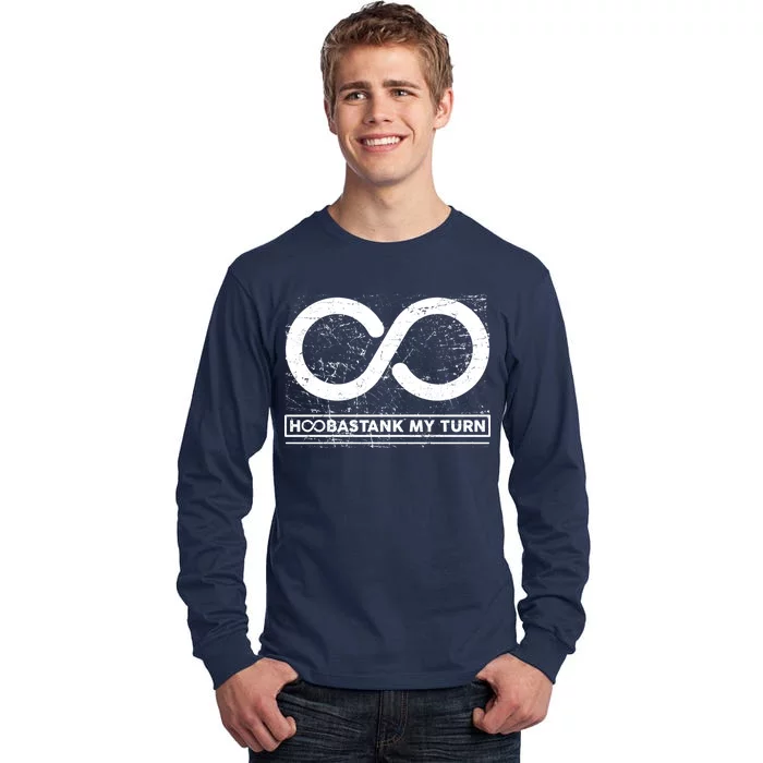 Distressed Infinity Hoobastank My Turn Tall Long Sleeve T-Shirt