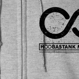 Distressed Infinity Hoobastank My Turn Full Zip Hoodie