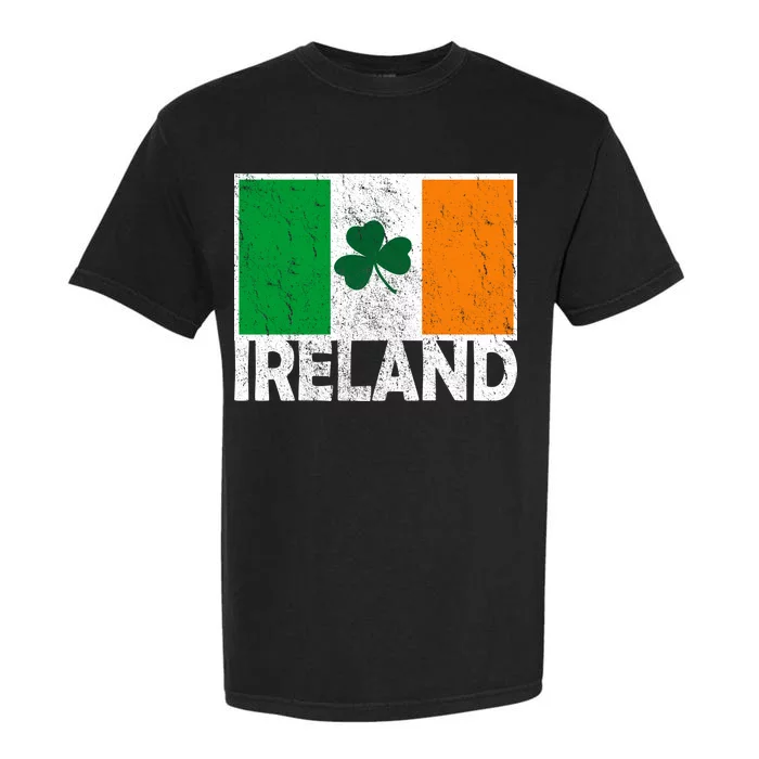 Distressed Ireland Vintage Flag Garment-Dyed Heavyweight T-Shirt