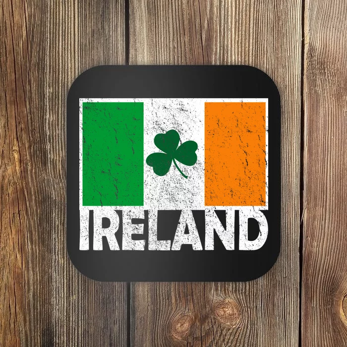 Distressed Ireland Vintage Flag Coaster