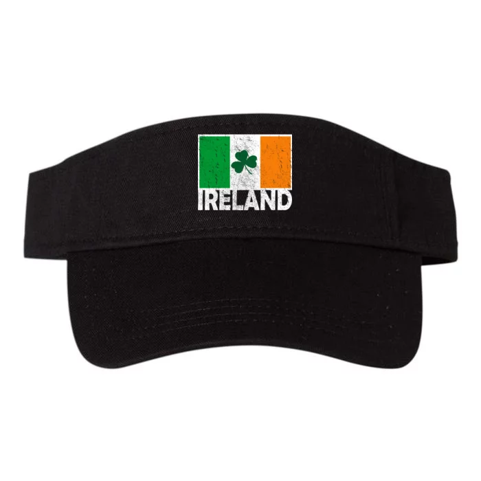 Distressed Ireland Vintage Flag Valucap Bio-Washed Visor