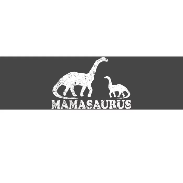 Distressed Mamasaurus Mom Mama Mother Dinosaur Bumper Sticker