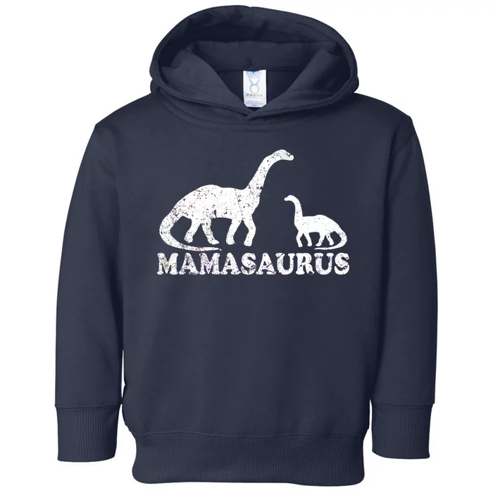 Distressed Mamasaurus Mom Mama Mother Dinosaur Toddler Hoodie