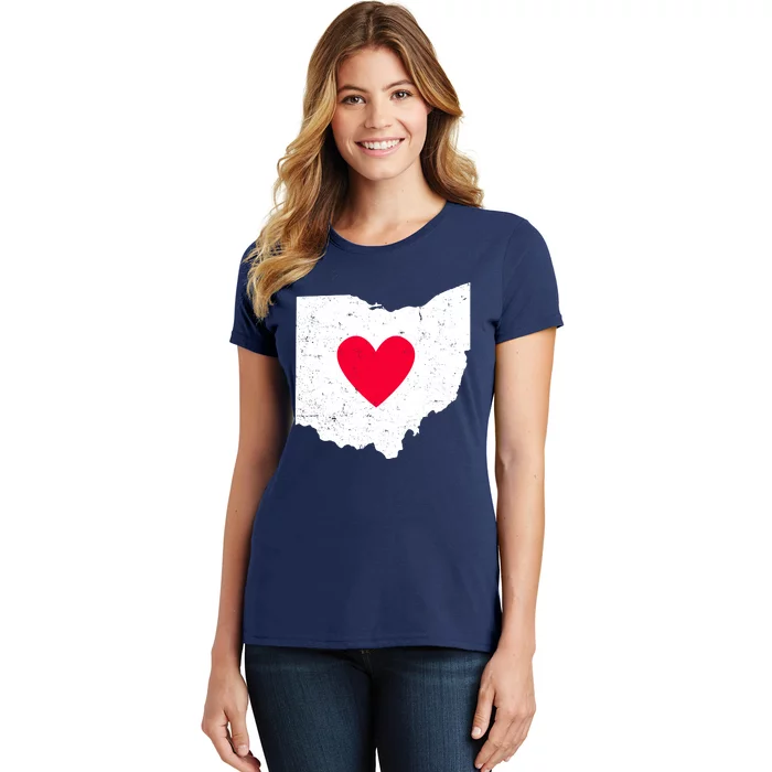 Distressed Ohio State Love Women's T-Shirt