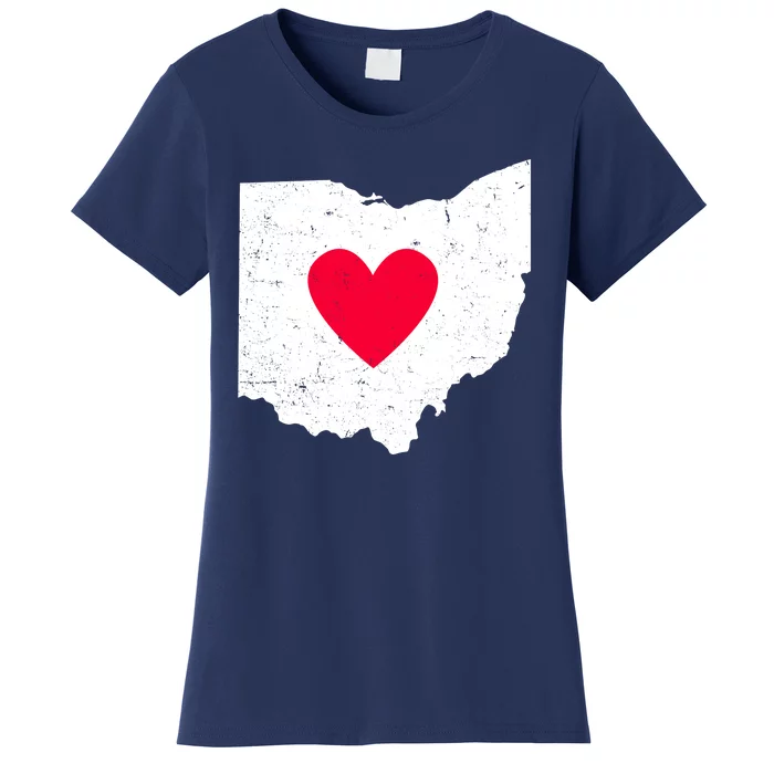 Distressed Ohio State Love Women's T-Shirt