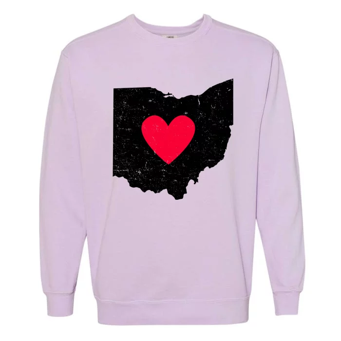 Distressed Ohio State Love Garment-Dyed Sweatshirt