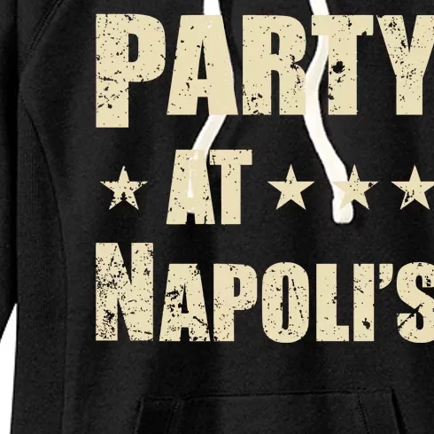 Distressed Party at Napoli's Women's Fleece Hoodie