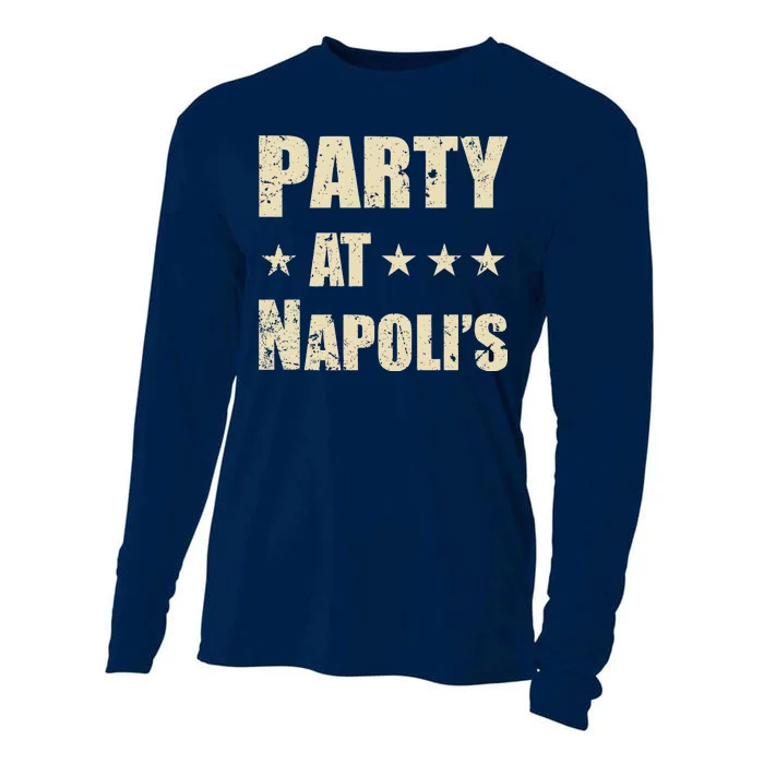 Distressed Party at Napoli's Cooling Performance Long Sleeve Crew