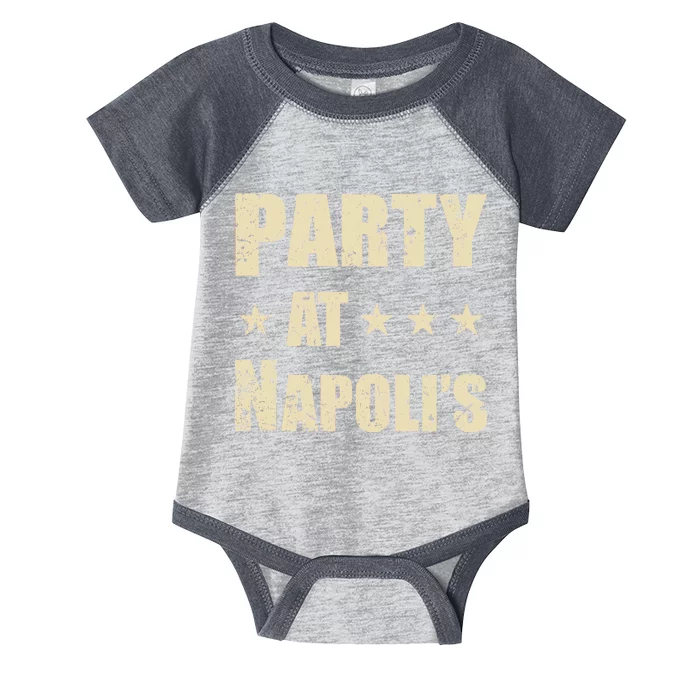 Distressed Party at Napoli's Infant Baby Jersey Bodysuit