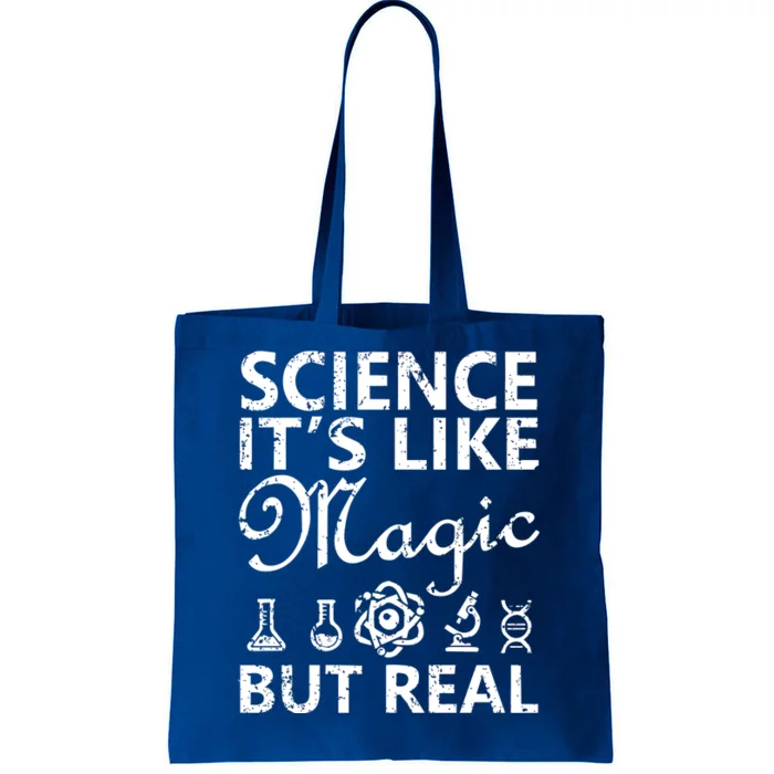 Distressed Science It's Like Magic But Real March For Science Tote Bag