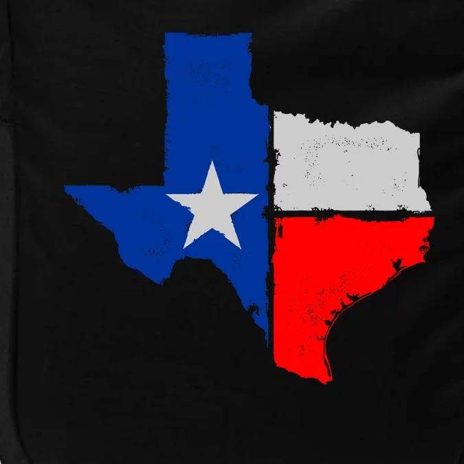 Distressed Texas State Map Flag Impact Tech Backpack