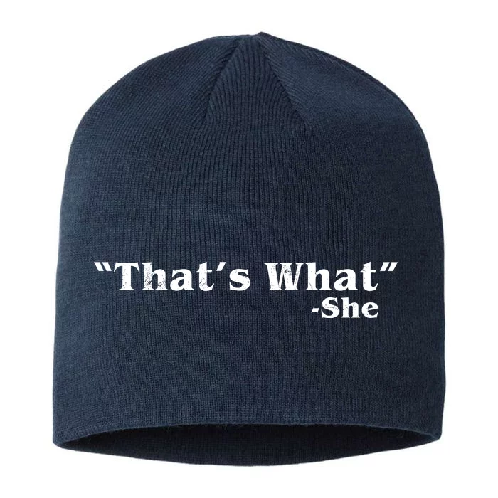 Distressed That's What - She 8 1/2in Sustainable Knit Beanie